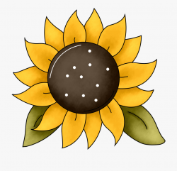 Free Sunflower Cut Out Patterns, - Simple Sunflower Clip Art ...