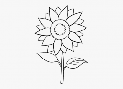Aesthetic Sunflower Drawing Easy #2656757 - Free Cliparts on ...