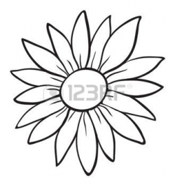 Simple Flower Outline Stock Photos Images, Royalty Free ...