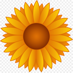 Orange Background clipart - Flower, Sunflower, Yellow ...
