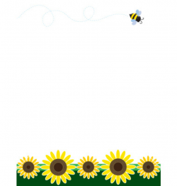 Free Sunflower Border Cliparts, Download Free Clip Art, Free Clip ...