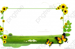 Sunflower Border, Sunflower Clipart, Fresh PNG Transparent Image and ...
