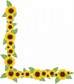 Sunflower Border Design | Free download best Sunflower Border Design ...