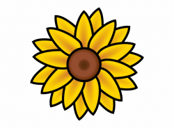 Simple Sunflower Clip Art Free PNG Images & Clipart Download ...