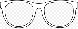 Glasses Clipart Outline - 175 Transparent Clip Arts And ...
