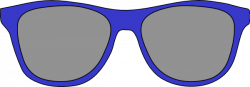 Blue sunglasses clip art at vector clip art – Gclipart.com