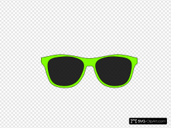 Green Sunglasses Clip art, Icon and SVG - SVG Clipart