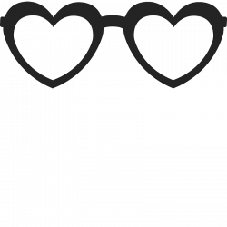 Heart clipart sunglass, Heart sunglass Transparent FREE for ...