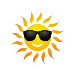 Sun With Sunglasses Clipart - Making-The-Web.com
