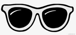Sun Glasses Svg Transparent Black And White - Clip Art ...