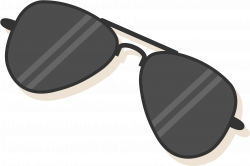 Cartoon Sunglasses Clipart With A Transparent Background ...