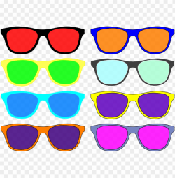 colorful sunglasses PNG image with transparent background ...