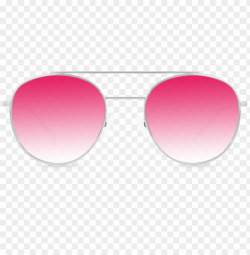 s pink aviator sunglasses - circle PNG image with ...