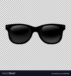 Sunglasses in transparent background