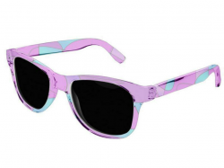 ABSTRACT CURVES #1 Wayfarer Sunglasses (transparent background - in many  colors)
