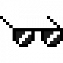 Deal With It Glasses transparent PNG - StickPNG