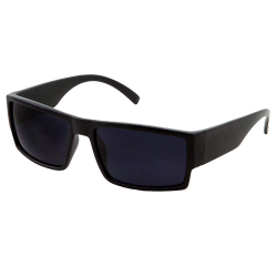 Men\'s Black Super Dark Lens Gangster Sunglasses Cholo Glasses - Flat Top  Shades