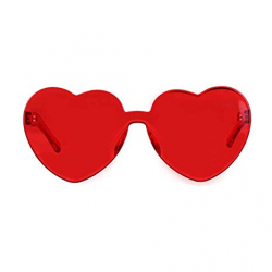 Amazon.com: Lorigun Heart Shape Sunglasses Party Sunglasses ...