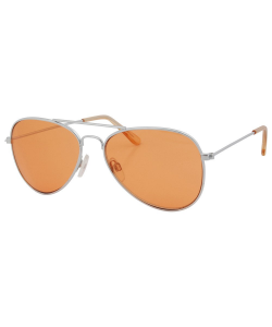 ZISSOU Orange Aviator Sunglasses