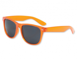 S70358 - Transparent Orange Iconic Sunglasses - UV400
