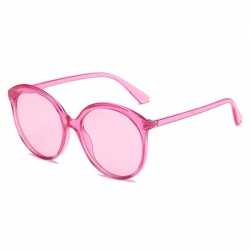 Big Oversized Round Sunglasses Women Brand Designer Candy Color Lenses  Vintage Ocean Stylish Summer Pink Red Sun Glasses Female