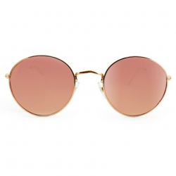 Women\'s Round Sunglasses with Rose Lenses - Wild Fable™ Rose Gold