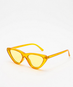 Empyre Translucent Yellow Cat Eye Sunglasses