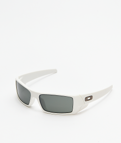 Oakley Gascan Matte White & Prizm Black Sunglasses