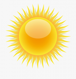 Sunny Clip Art - Transparent Background Sun Png #2364 - Free ...