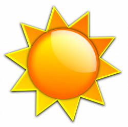 Sunny clipart transparent pencil and in color sunny ...