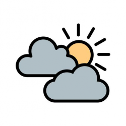 Sunny Vector Icon - Download Free Vectors, Clipart Graphics ...