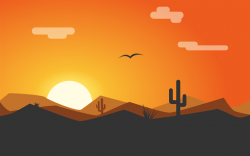 Desert sunset background clipart images gallery for free ...