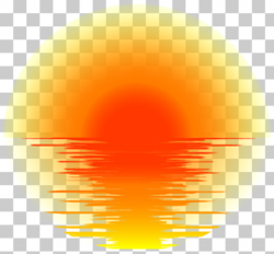 Font Computer , Sunset Effect Transparent , sunset PNG ...