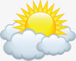 Cloudy Sun Cloud Material Free To Pull The Image, Sun Clipart, Cloud ...