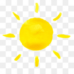 Watercolor Sun PNG - Watercolor Sunshine.