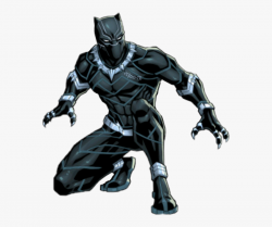 Transparent Marvel Black Panther Png - Black Panther Cartoon ...
