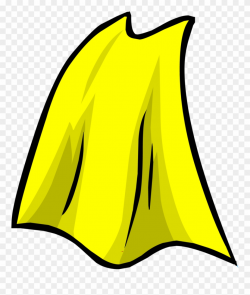 Yellow Cape - Yellow Superhero Cape Clipart - Png Download ...