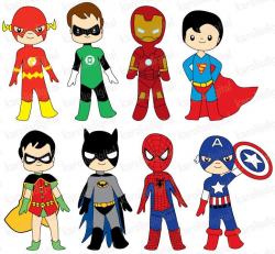 free superhero clipart | 5 th superhero party | Superhero ...