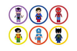 Free Printable Invitation: Craft Ideas Superhero Clipart For ...