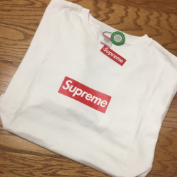 Supreme 20th Anniversary Red on White Box Logo NWT