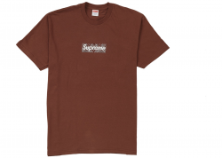 Supreme Bandana Box Logo Tee Brown