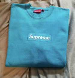 Supreme TEAL BOX LOGO BABY BLUE RARE BAPE A BATHING APE ...