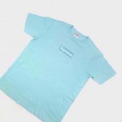 Supreme, Baby Blue Box Logo Tee Sz.L