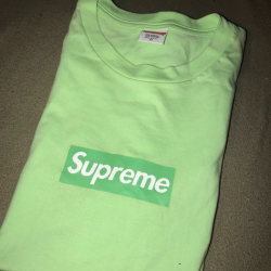 Supreme Box Logo T-Shirt Lime Green