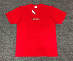 Swarovski Box Logo Tee Red - SS19