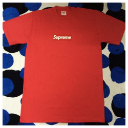SUPREME BOX LOGO TEE RED/RED FROM 2000 • T-Shirts ...