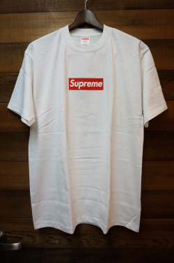 SUPREME Supreme Box Logo Tee white red