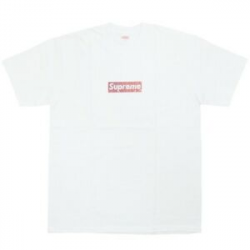 Details about SUPREME Swarovski 19SS 25th Anniversary Box Logo Tee Tee  WHITE M
