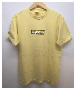 Collect on delivery fee for free including an SUPREME シュプリーム Harajuku  opening memory Box Logo Tee snakeskin box logo T-shirt tops yellow yellow  rare ...
