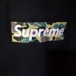 SUPREME X BAPE BOX LOGO TEE